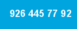 926 445 77 92 926 445 77 92